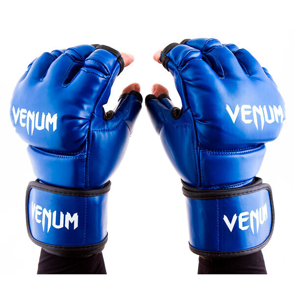 

Перчатки Venum MMA, L, синий, VM364-LB