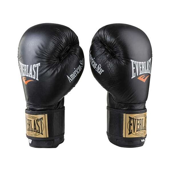 

Боксерские перчатки Ever AmericanStar, кожа, 8oz, черный, EV-8ASBL