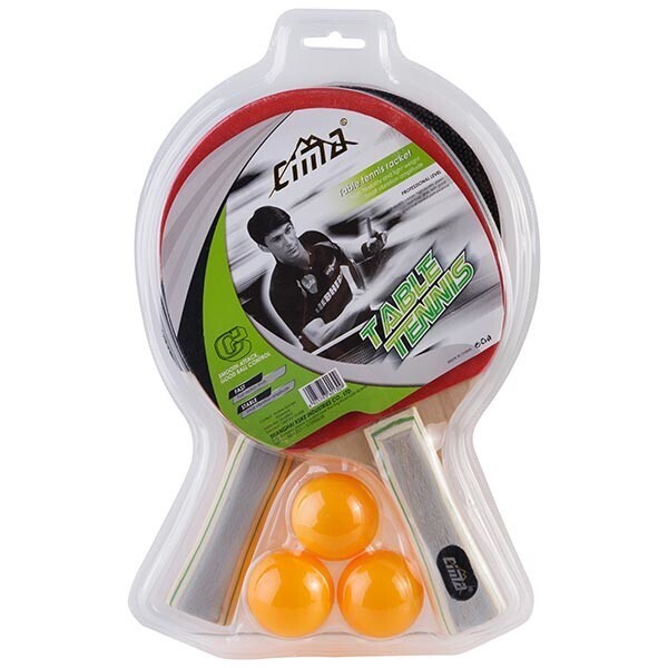 

Ракетка для настольного тенниса Cima, 2 шт, 3 шарика, CM900