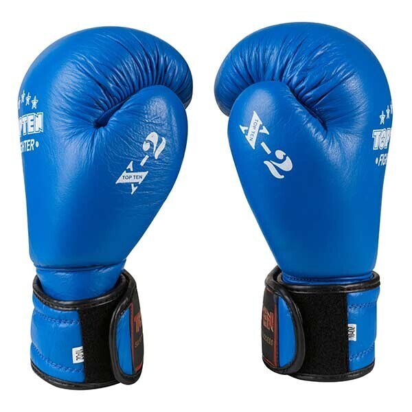 

Боксерские перчатки TopTen X-2 кожа, 8oz, синий, TT-X28B