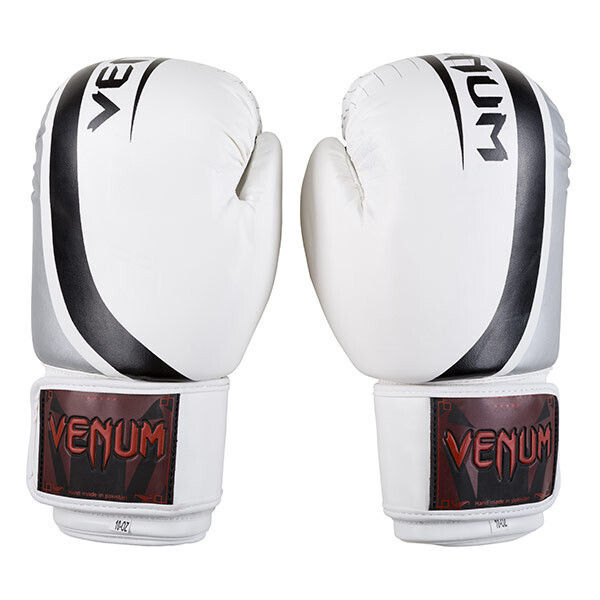 

Боксерские перчатки Venum, 10oz, бело-серый, VM55-10WS