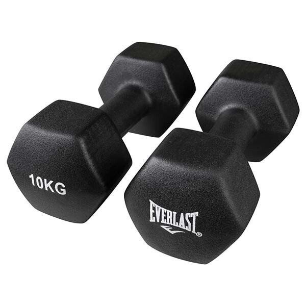 

Гантели Everlast, 10 кг х 2 шт, черный.