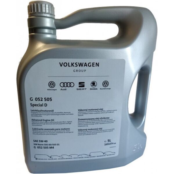 

Масло моторное синтетическое VAG Special D 5W-40, 5л