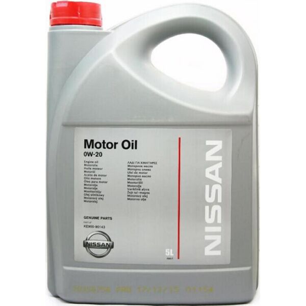 

Масло моторное синтетическое Nissan Motor Oil 0W-20, 5л