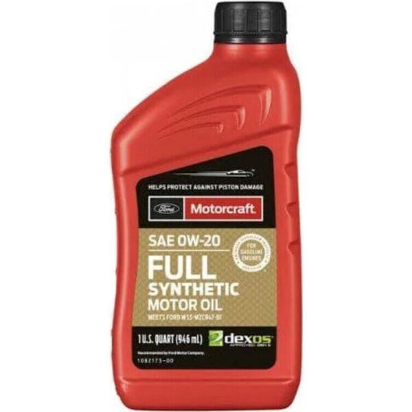 

Масло моторное синтетическое Ford Motorcraft Full Synthetic 0W-20, 0.946 л