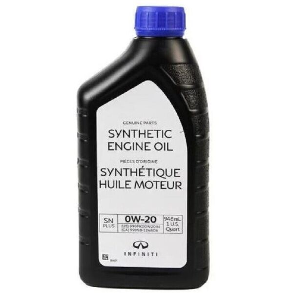 

Масло моторное синтетическое Infiniti Genuine Motor Oil 0W20, 0.946л