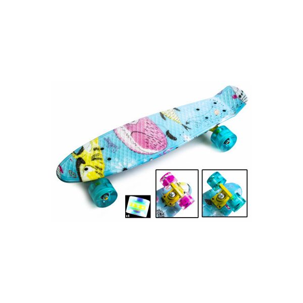 

Penny Board Cool Cat Светящиеся колеса