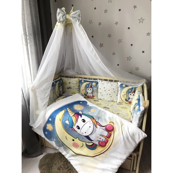 

Комплект постельного белья Baby Comfort MyTeddy Единорог 7 элементов