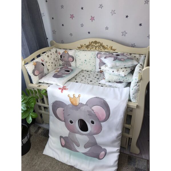 

Комплект постельного белья Baby Comfort MyTeddy 7 элементов Панда