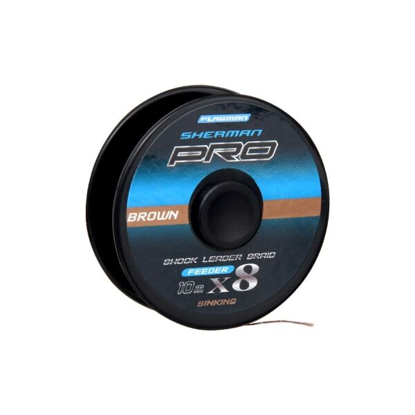 

Шок-лидер Sherman PRO Х8 BRAID SINKING BROWN 0.14мм 9kg 10м