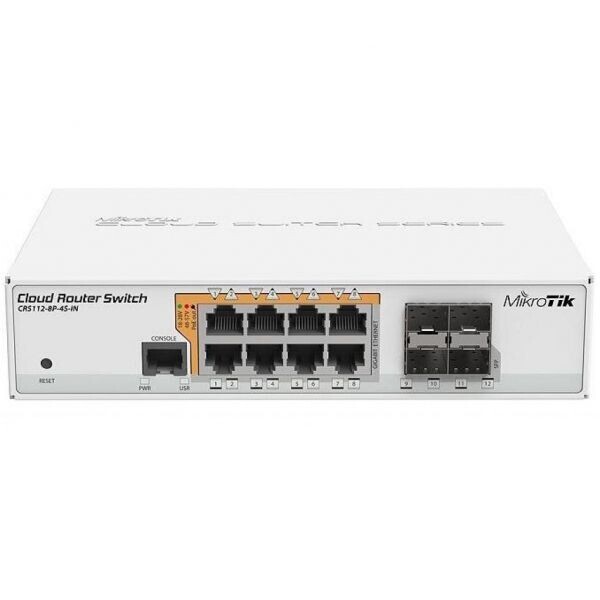 

Маршрутизатор MikroTik crs112-8p-4s-in