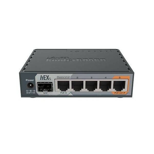 

Маршрутизатор MikroTik RouterBOARD hEX s (RB760iGS)
