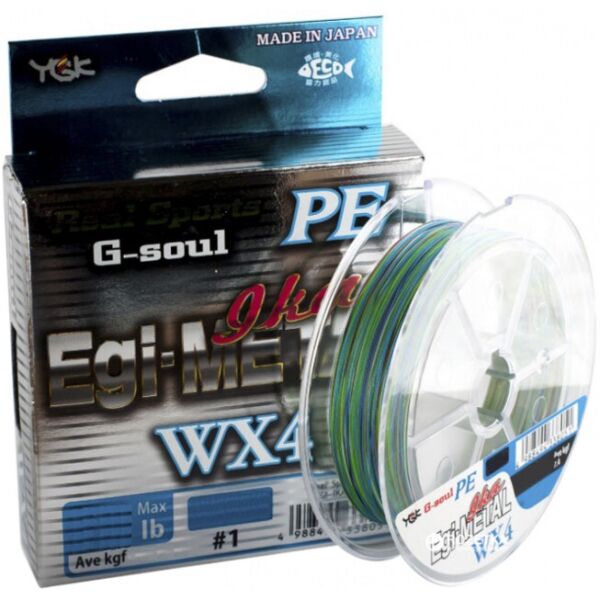 

Шнур YGK G-Soul EGI Metal 120m #0.4/0.104mm 8lb/3.4kg