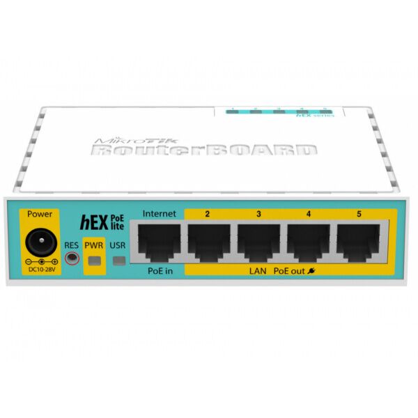 

Маршрутизатор Mikrotik hEX PoE lite (RB750UPr2)