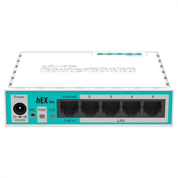 

Маршрутизатор Mikrotik hEX lite (RB750r2 )