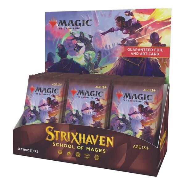 

Настольная игра Wizards of the Coast Дисплей бустеров выпуска Strixhaven: School of Mages Magic The Gathering АНГЛ (C84460001)