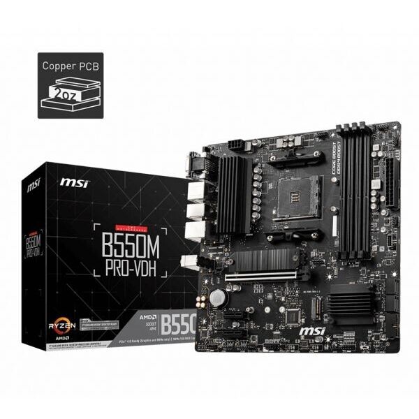 

Материнская плата msi b550m pro-vdh