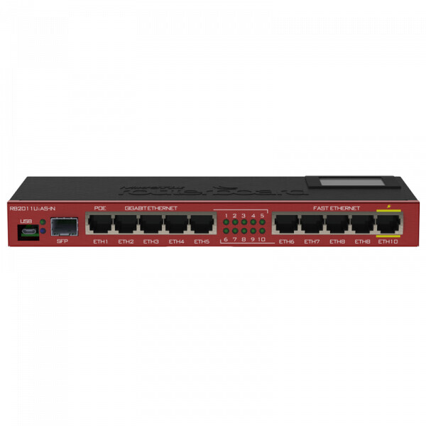 

Маршрутизатор MikroTik RB2011UiAS-IN