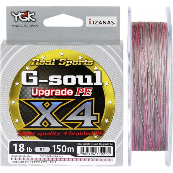

Шнур YGK G-Soul X4 Upgrade 150м 0.165мм 8,16кг/18lb