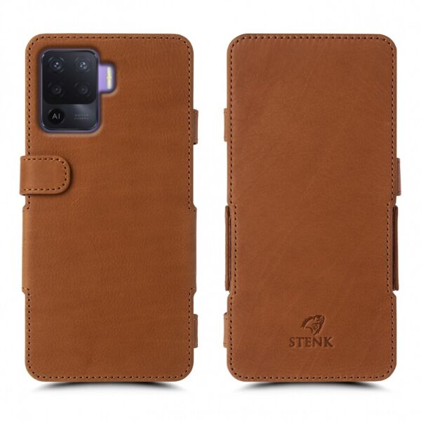 

Чехол книжка Stenk Prime для OPPO Reno5 Lite Camel