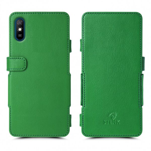 

Чехол книжка Stenk Prime для Xiaomi Redmi 9A Зелёный