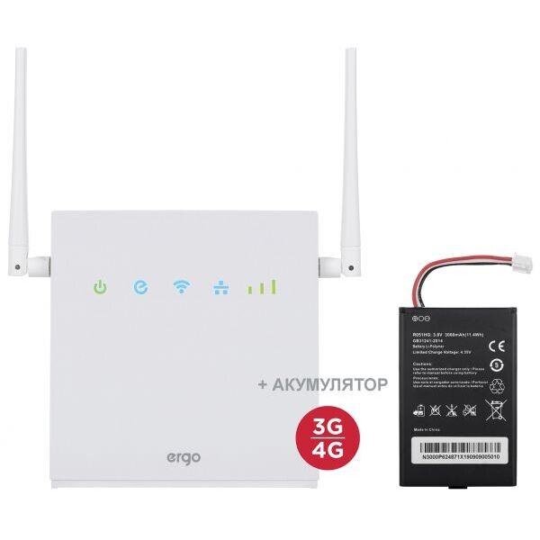 

Мобильный Wi-Fi роутер Ergo r0516 w/battery