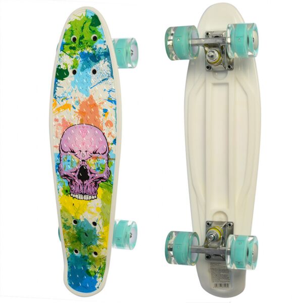 

Детский скейтборд Пенни борд Profi Penny Board Mini Белый с рисунком