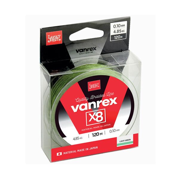 

Шнур Lucky John Vanrex х8 Light Green 120/013 6.80кг 15lb