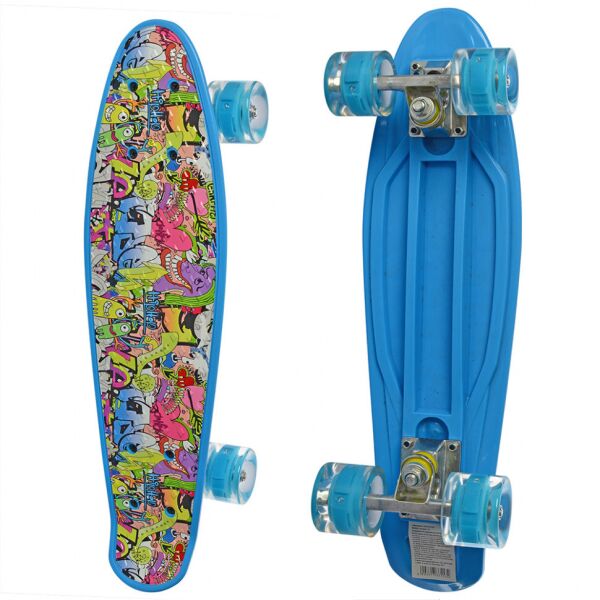 

Детский скейтборд Пенни борд Profi Penny Board Mini Синий с рисунком