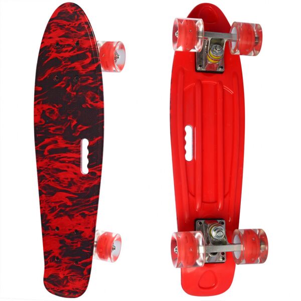 

Детский скейтборд Пенни борд Profi Penny Board Neon Red Красный с рисунком