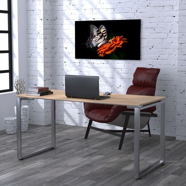 

Письменный стол Loft design Q-160 Дуб Борас Столешница 16 мм