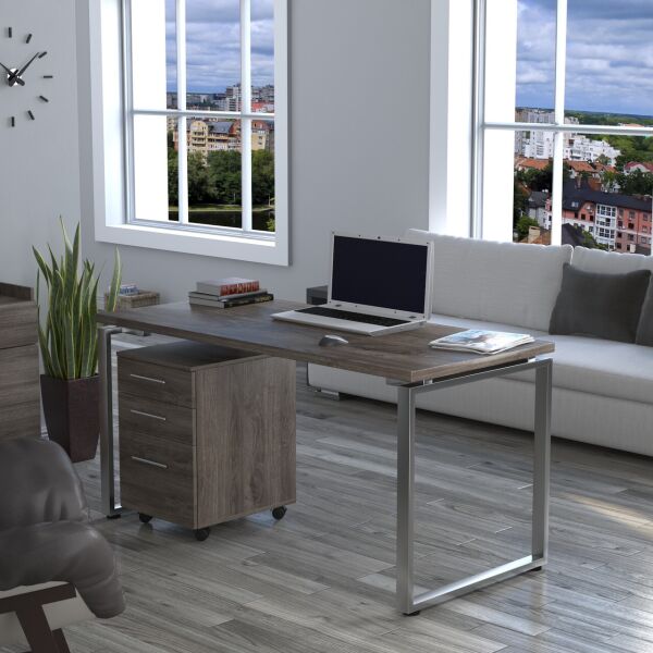 

Письменный стол Loft design Q-160 Дуб Палена Столешница 32 мм