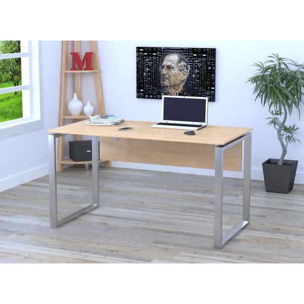 

Письменный стол Loft design Q-135 с царгой Дуб Борас