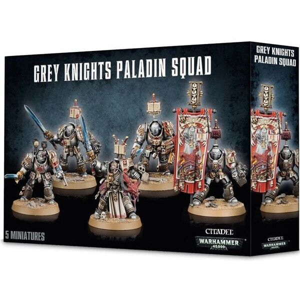 

Настольная игра Games Workshop Grey Knights Paladin Squad Warhammer 40000 (99120107014)