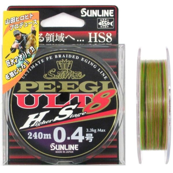 

Шнур Sunline PE EGI ULT HS8 180m 0.138mm 5,3кг/12lb