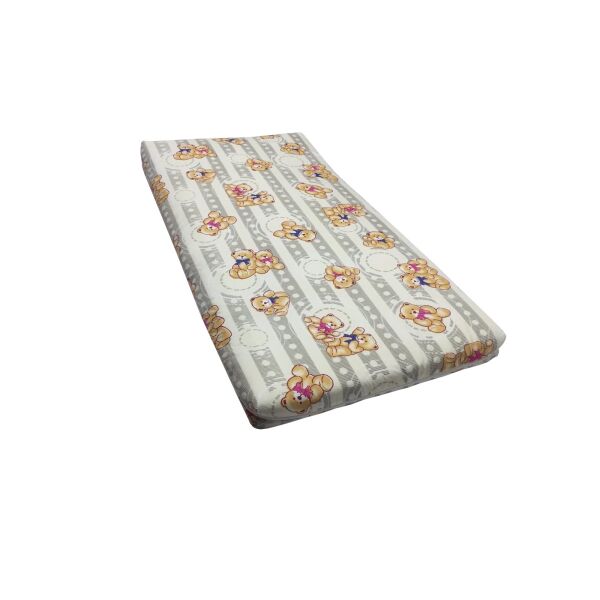 

Матрас детский ортопедический Сладких снов Eco Cotton Comfort Lux 120 * 60 * 8 см бежевый с мишками