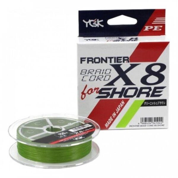 

Шнур YGK Frontier Braid Cord X8 150m #0.8/0.148mm 14lb/6.3kg (5545-02-95)