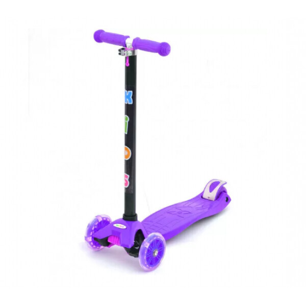 

Детский трехколесный самокат iTrike Scooter BB 3-013-4-H Фиолетовый со светящимися колесами
