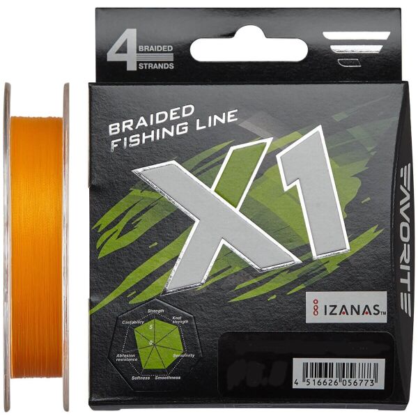 

Шнур Favorite X1 PE 4x 150m 0.6/0.128mm 12lb/5.4kg 1693-11-18 (1693-11-18)