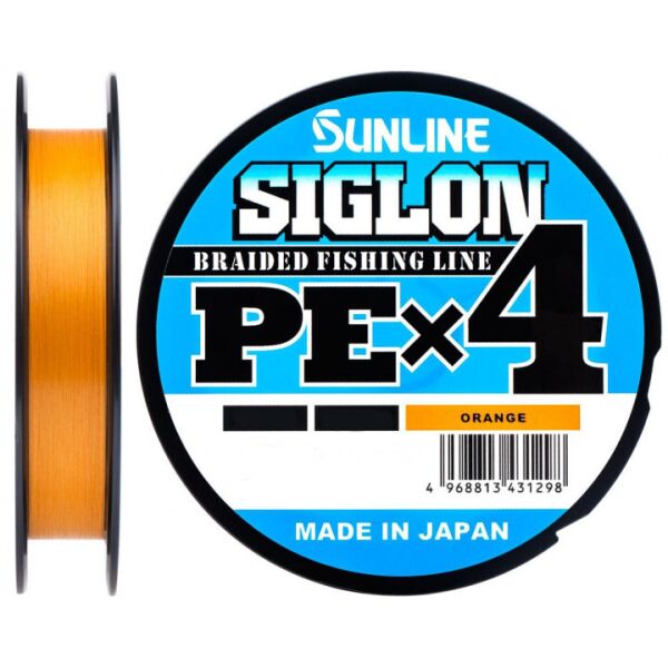 

Шнур Sunline Siglon PE х4 (оранж.) 300м 0.242мм 15,5кг/35lb (1658-09-57)