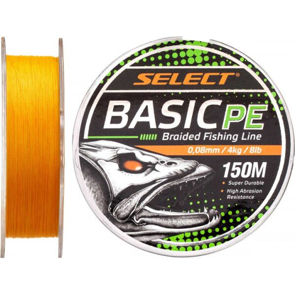

Шнур Select Basic PE (оранж.) 150м 0.10мм 4,8кг/10lb (1870-27-71)