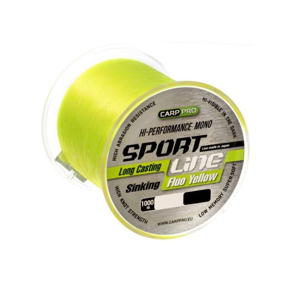 

Леска Carp Pro Sport Line Fluo Yellow 1000м 0.185мм (CP2110-0185)