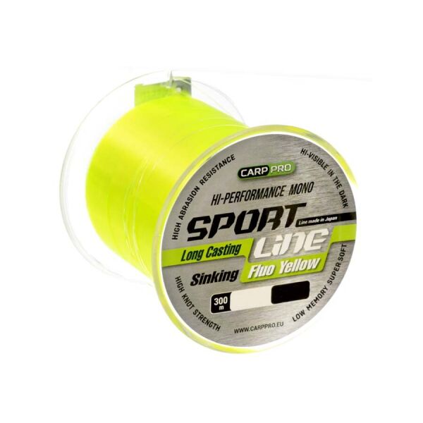 

Леска Carp Pro Sport Line Fluo Yellow 300м 0.265мм (CP2103-0265)