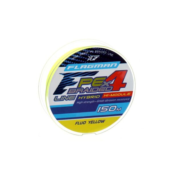 

Шнур Flagмan PE Hybrid F4 150м FluoYellow 0.12мм (25150-012)