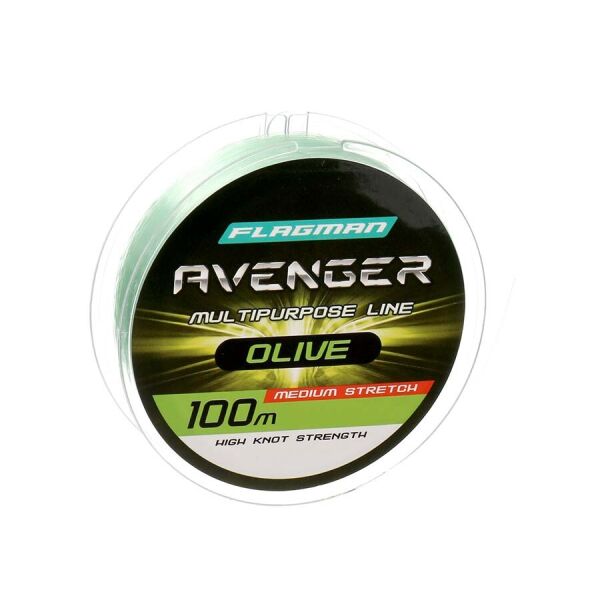 

Леска Flagman Avenger Olive Line 100м 0.28мм (FL04100028)