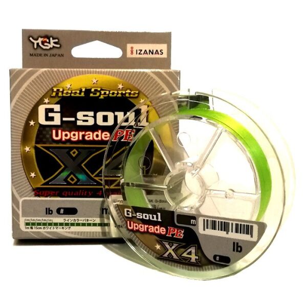 

Шнур плетеный YGK G-Soul X4 Upgrade 100m (0.2 (4lb / 1.81kg)) (FS00000019)