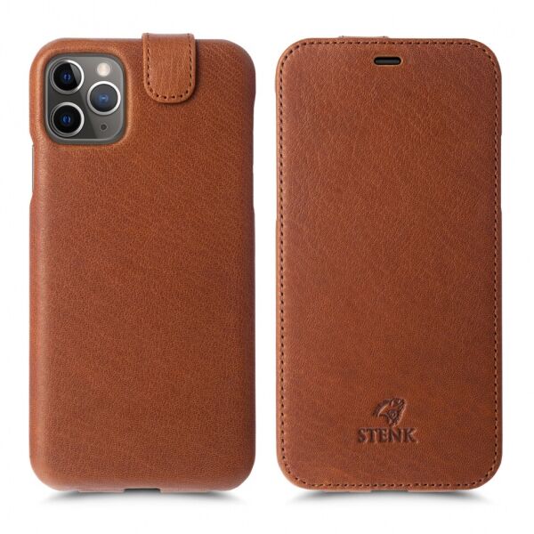 

Чехол флип Stenk Premium для Apple iPhone 11 Pro Camel Texas