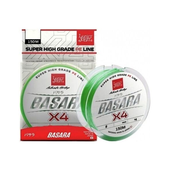 

Шнур Lucky John BASARA Light Green 150m/0.17mm/10.8kg/24lb (LJ4100-017)