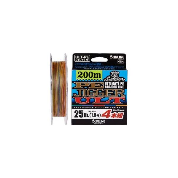 

Шнур Sunline PE-Jigger ULT 200m (multicolor) #0.8/0.148mm 12lb/6.0kg