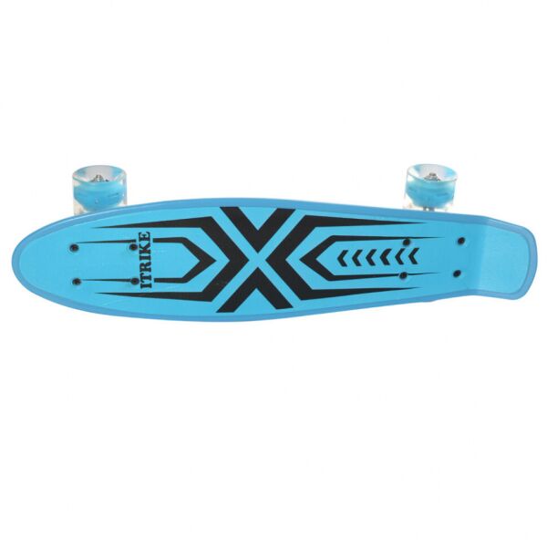 

Детский скейтборд Пенни Борд MAXLEND Penny Board Ultra Голубой со светящимися колесами